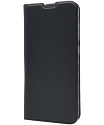 Samsung Galaxy A70 Stijlvol Portemonnee Hoesje Zwart
