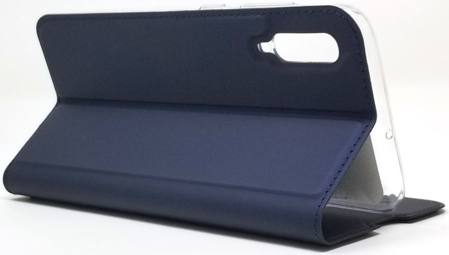 Samsung Galaxy A70 Stijlvol Portemonnee Hoesje Blauw afbeelding 3