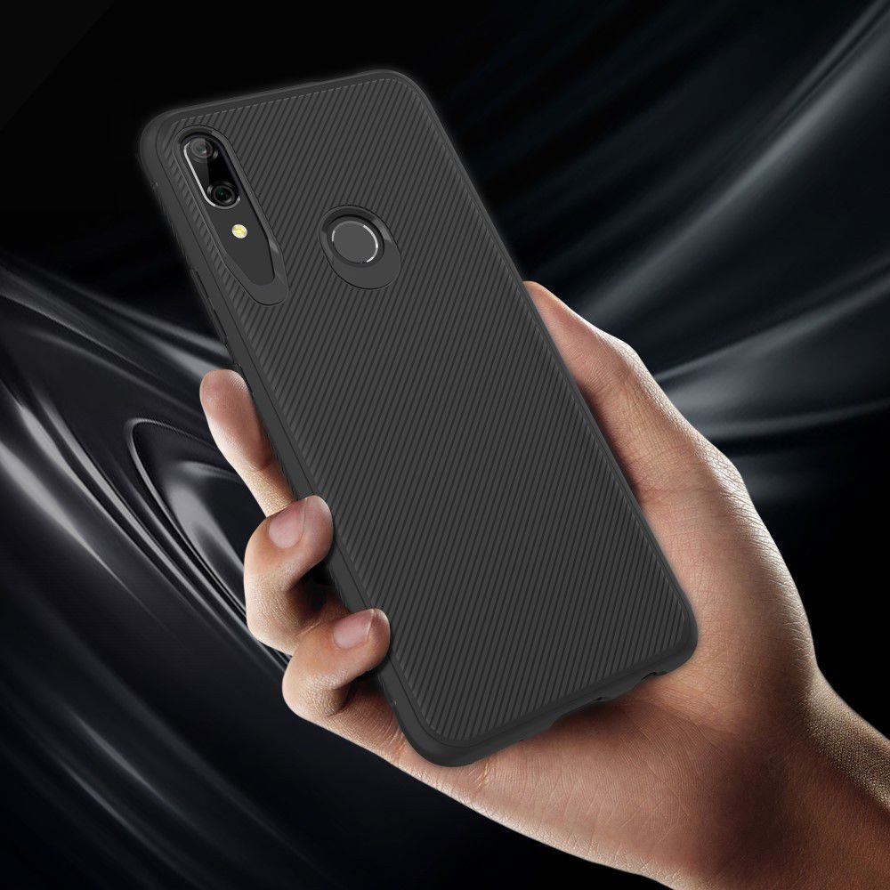 Huawei P Smart Z Twill Slim Texture Back Cover Zwart afbeelding 7
