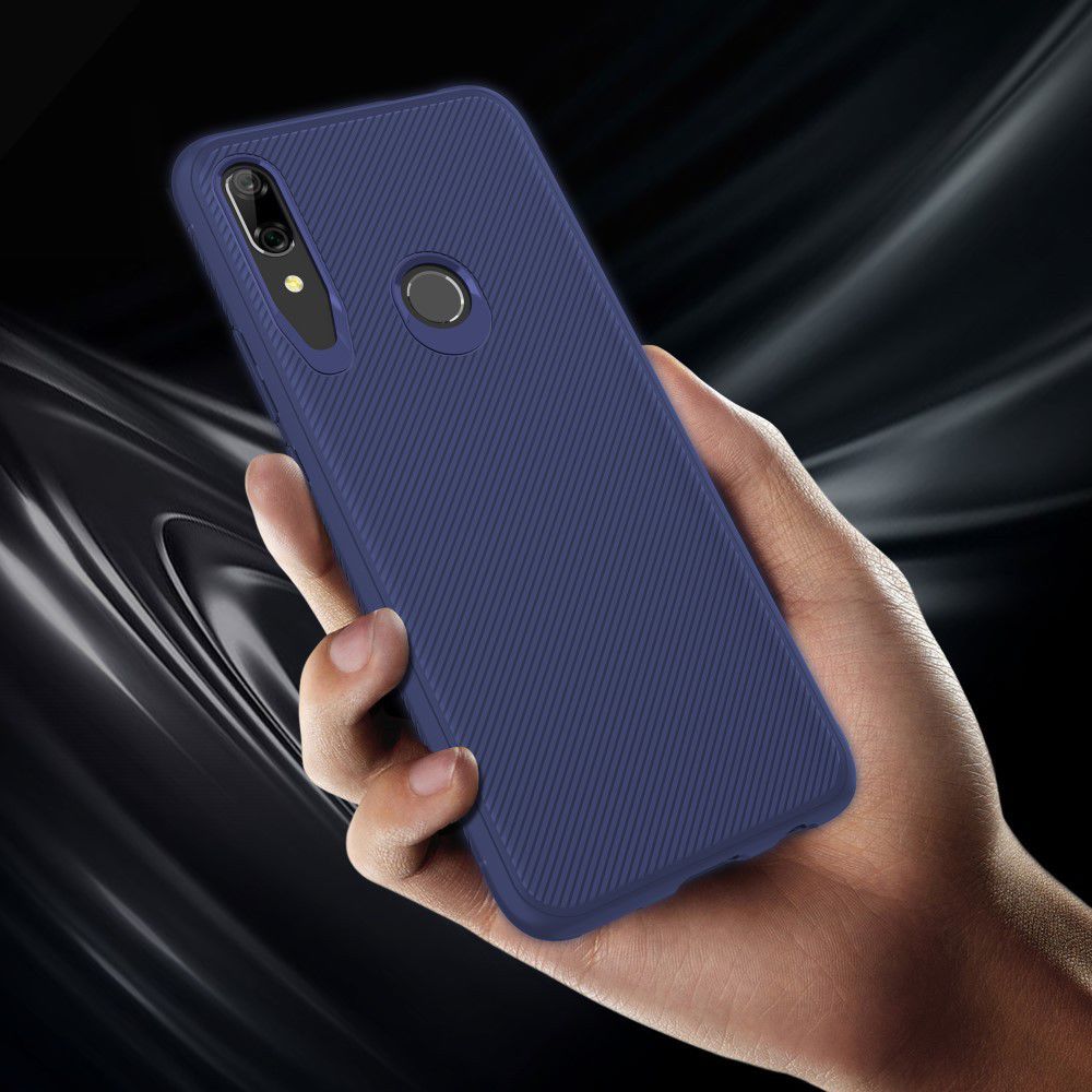 Huawei P Smart Z Twill Slim Texture Back Cover Blauw afbeelding 4