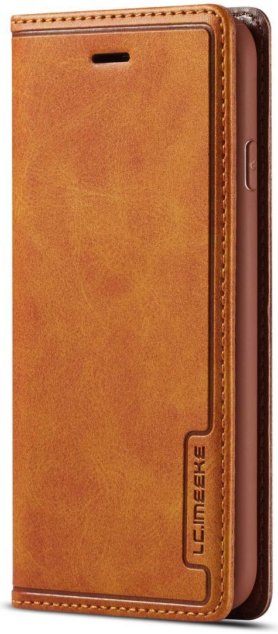 iPhone SE (2020/2022)/8/7 Hoesje Retro Portemonnee Book Case Bruin afbeelding 2