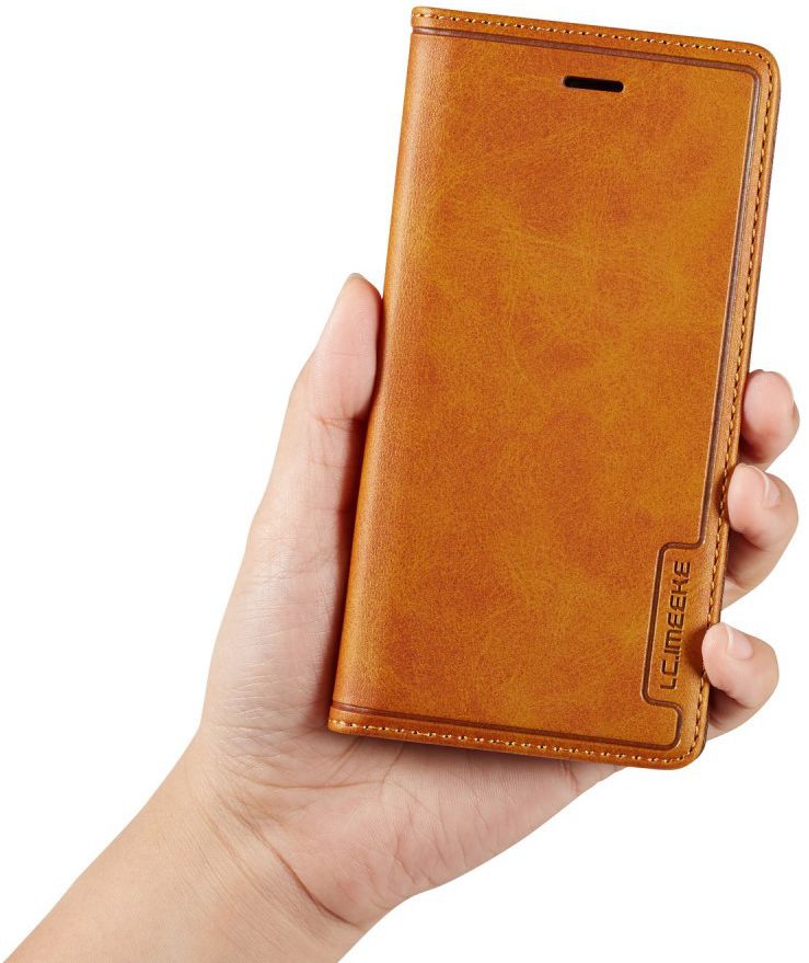 iPhone SE (2020/2022)/8/7 Hoesje Retro Portemonnee Book Case Bruin afbeelding 3