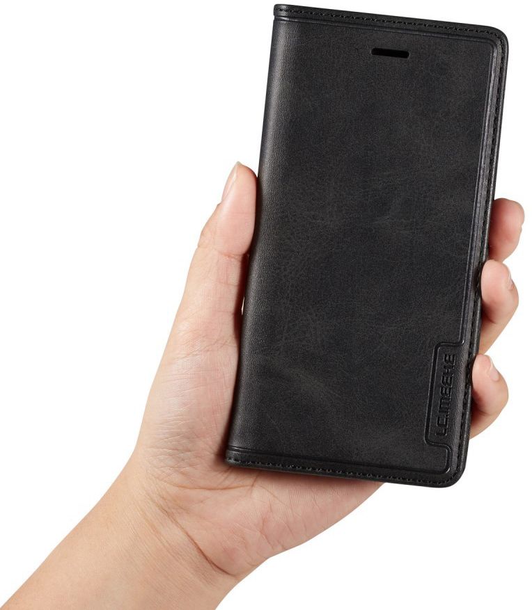 iPhone SE (2020/2022)/8/7 Hoesje Retro Portemonnee Book Case Zwart afbeelding 5