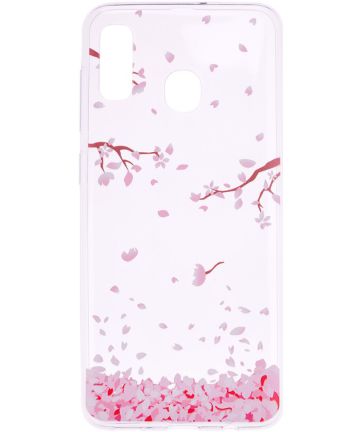 Samsung Galaxy A40 TPU Hoesje met Blossom Print Hoesjes