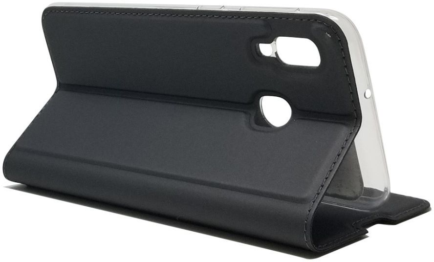 Samsung Galaxy A20e Portemonnee Hoesje Zwart afbeelding 2