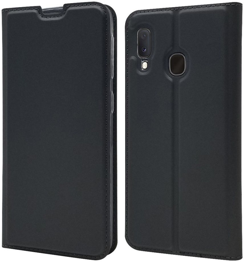 Samsung Galaxy A20e Portemonnee Hoesje Zwart afbeelding 3