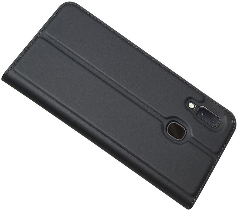 Samsung Galaxy A20e Portemonnee Hoesje Zwart afbeelding 6