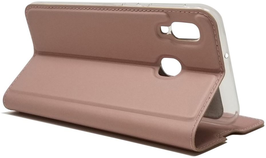 Samsung Galaxy A20e Portemonnee Hoesje Roze Goud afbeelding 4