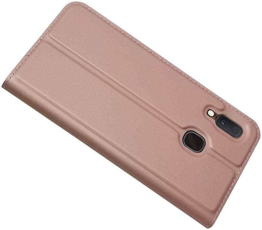Samsung Galaxy A20e Portemonnee Hoesje Roze Goud afbeelding 6