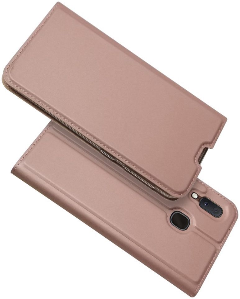 Samsung Galaxy A20e Portemonnee Hoesje Roze Goud afbeelding 7