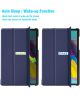 Samsung Galaxy Tab S5e Tri-Fold Hoesje Blauw