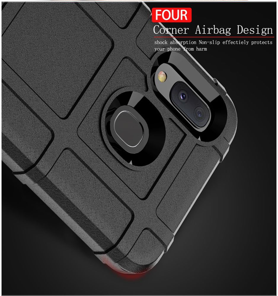 Samsung Galaxy A20e Rugged Armor Hoesje Zwart afbeelding 6