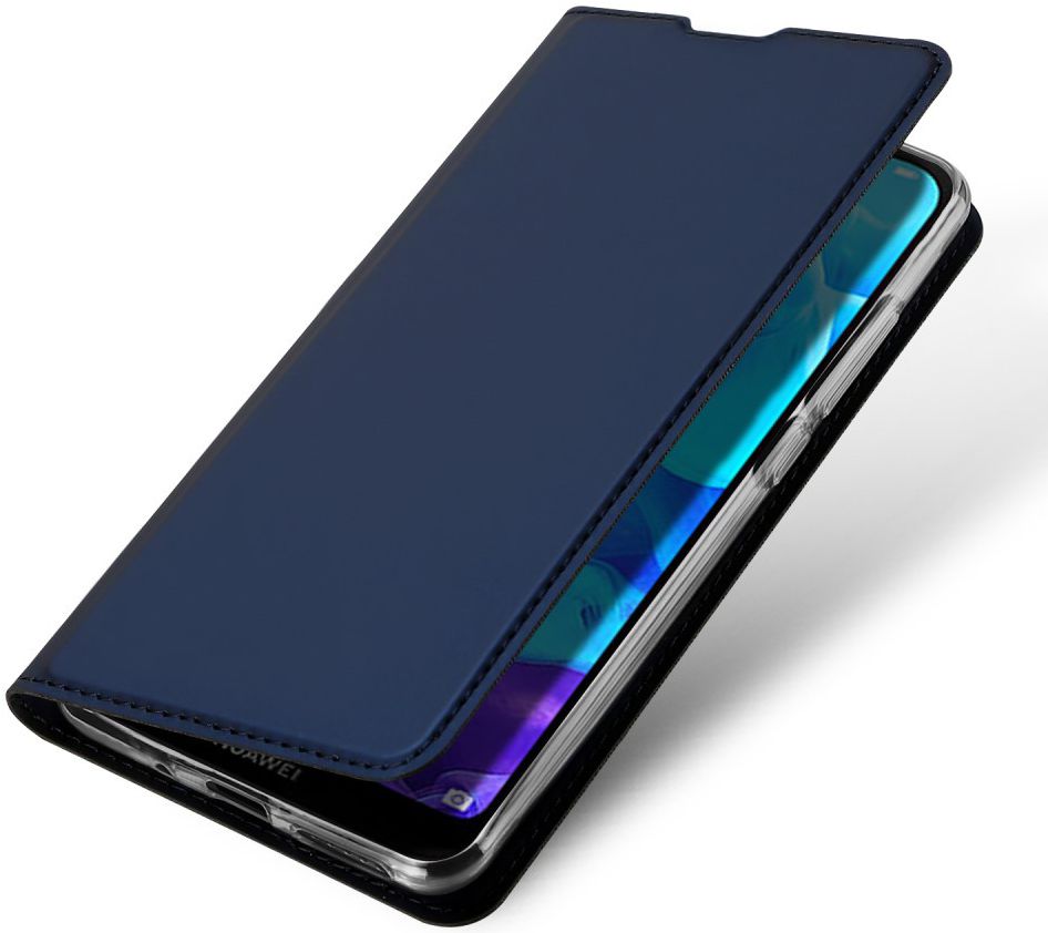 Dux Ducis Huawei Y5 (2019) Bookcase Hoesje Blauw afbeelding 1