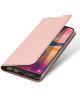 Dux Ducis Samsung Galaxy A20e Bookcase Hoesje Roze Goud