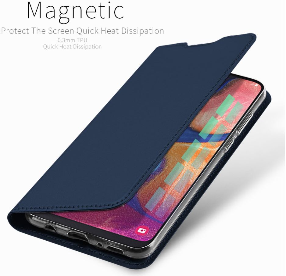 Dux Ducis Samsung Galaxy A20e Bookcase Hoesje Blauw afbeelding 11