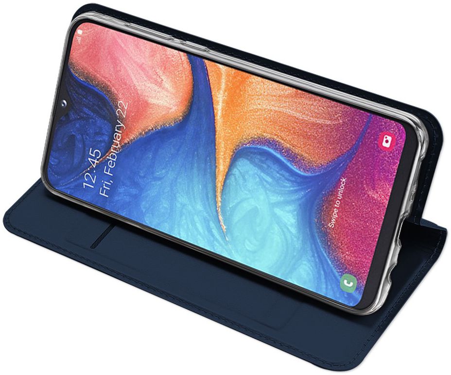 Dux Ducis Samsung Galaxy A20e Bookcase Hoesje Blauw afbeelding 4