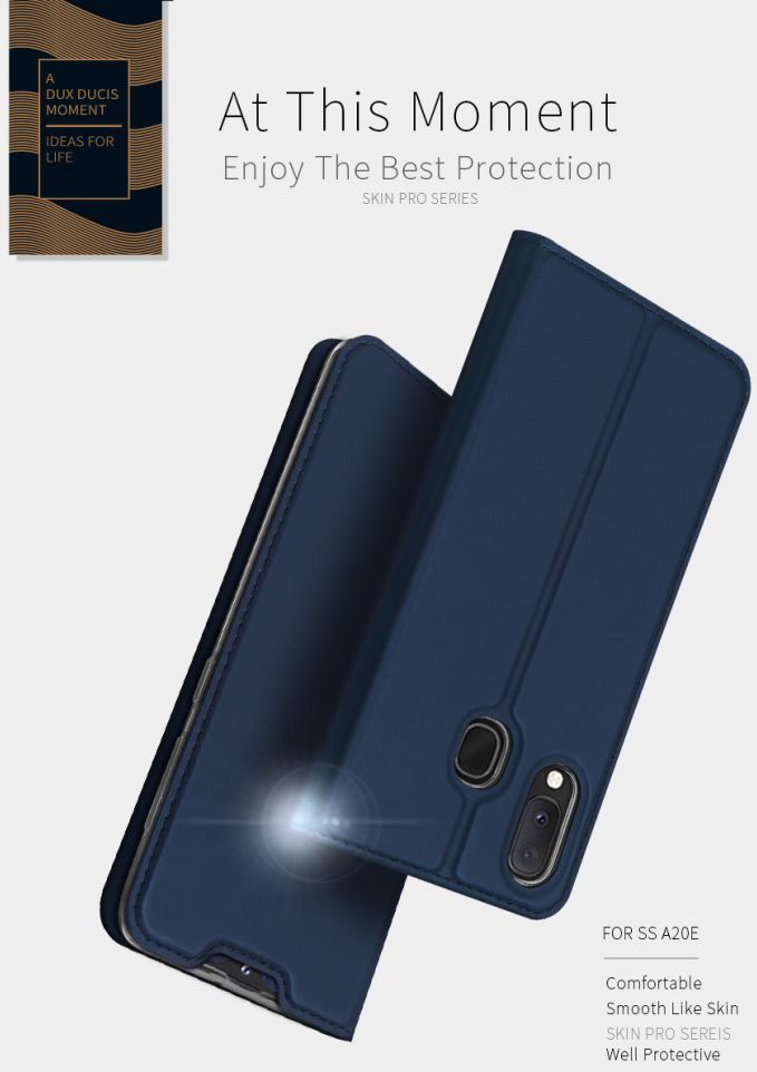 Dux Ducis Samsung Galaxy A20e Bookcase Hoesje Blauw afbeelding 9
