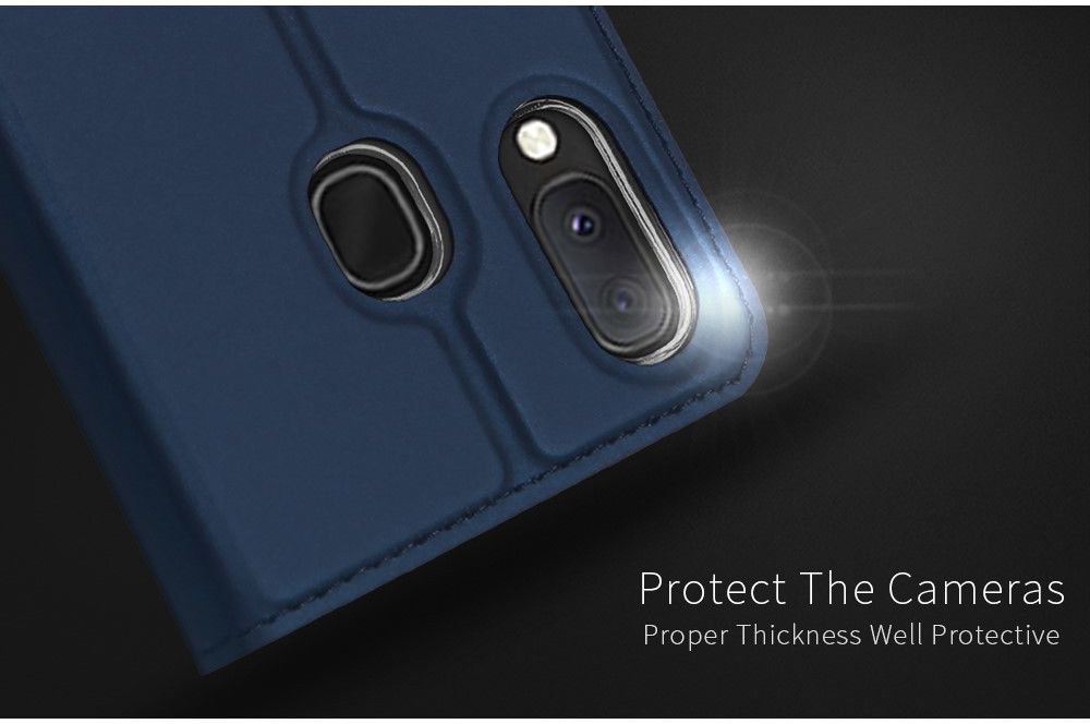 Dux Ducis Samsung Galaxy A20e Bookcase Hoesje Blauw afbeelding 10