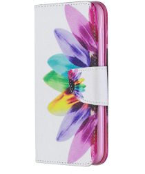 Nokia 4.2 Portemonnee Hoesje met Bloem Print