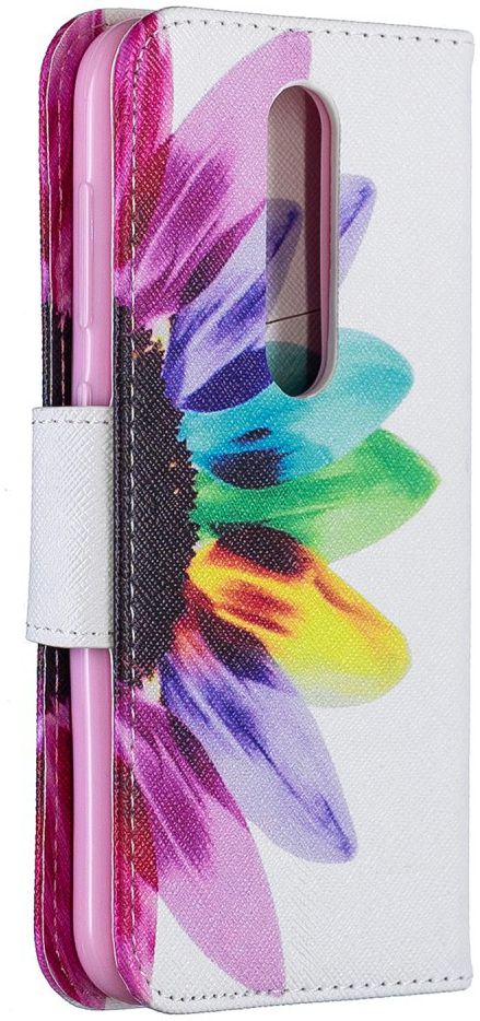Nokia 4.2 Portemonnee Hoesje met Bloem Print afbeelding 3