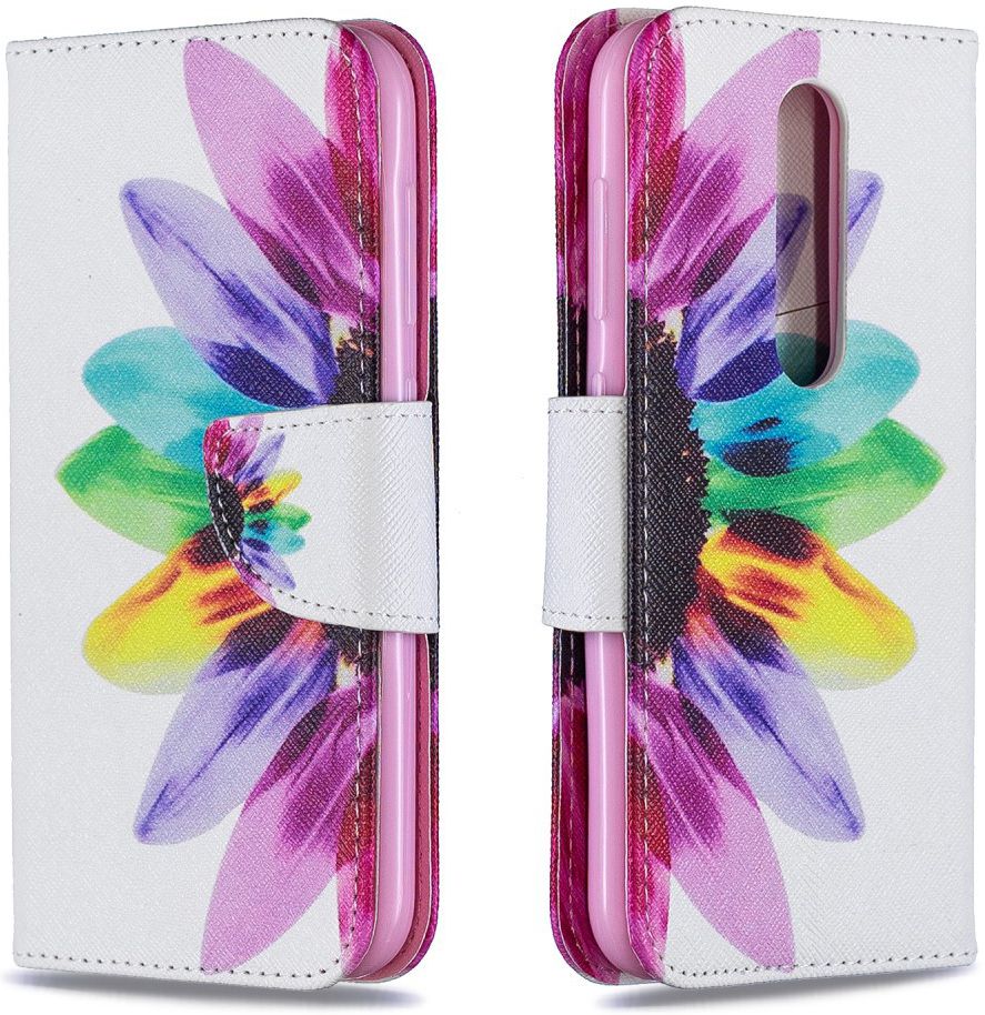 Nokia 4.2 Portemonnee Hoesje met Bloem Print afbeelding 4