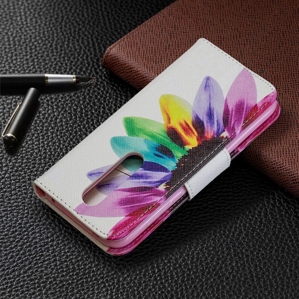 Nokia 4.2 Portemonnee Hoesje met Bloem Print afbeelding 7