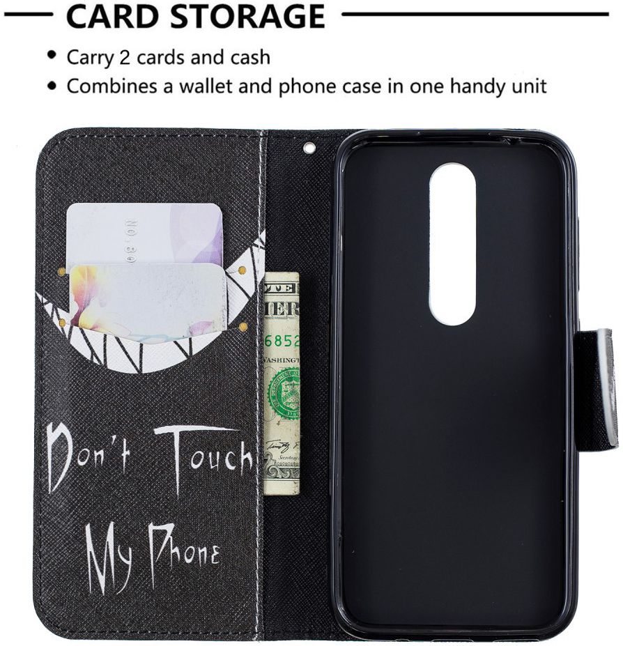 Nokia 4.2 Portemonnee Hoesje met Smile Print afbeelding 2