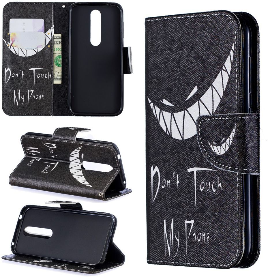 Nokia 4.2 Portemonnee Hoesje met Smile Print afbeelding 8