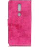 Nokia 4.2 Vintage Portemonnee Hoesje Roze