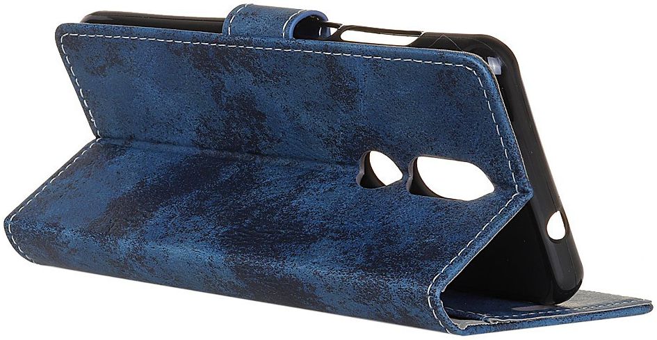 Nokia 4.2 Vintage Portemonnee Hoesje Blauw afbeelding 3