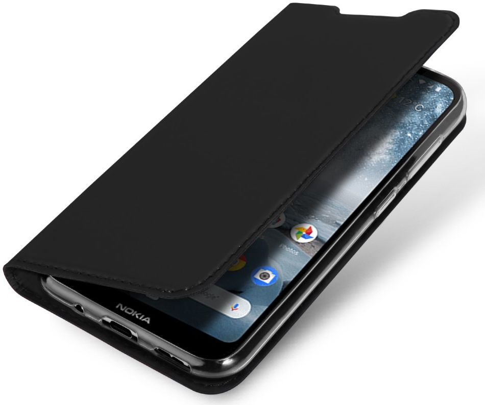 Dux Ducis Nokia 4.2 Bookcase Hoesje Zwart afbeelding 1