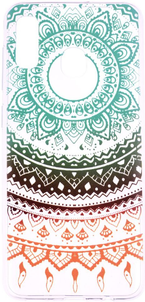 Samsung Galaxy A20e TPU Hoesje met Mandala Print afbeelding 1