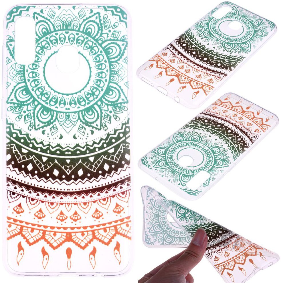 Samsung Galaxy A20e TPU Hoesje met Mandala Print afbeelding 5