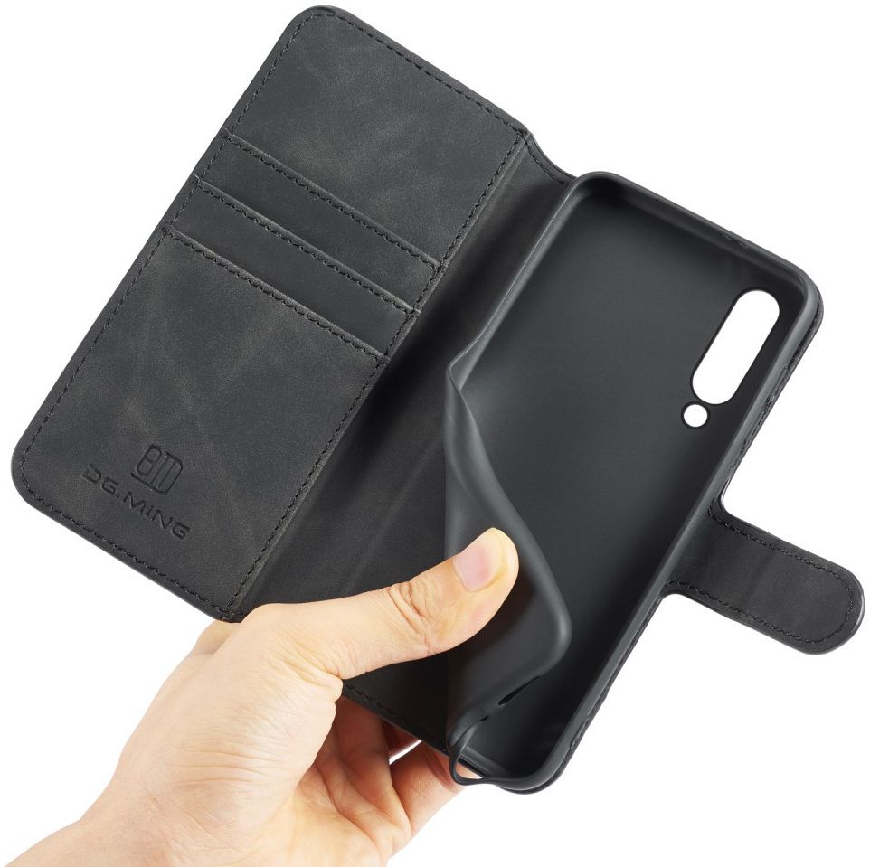 Xiaomi Mi 9 SE Retro Portemonnee Hoesje Zwart afbeelding 5