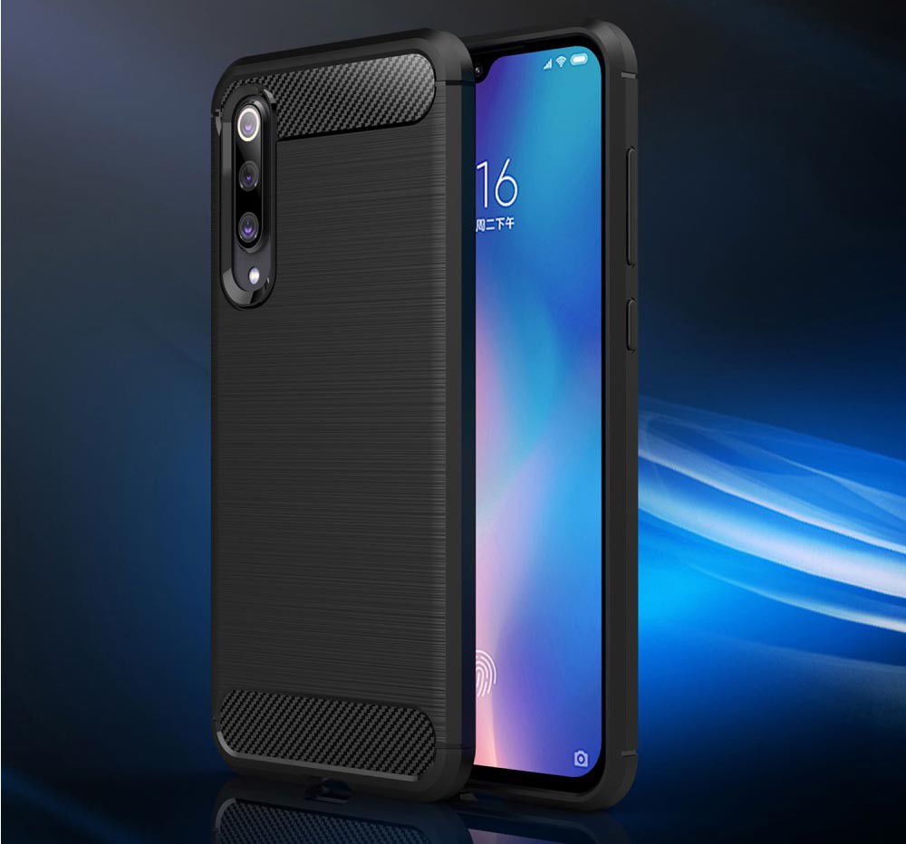 Xiaomi Mi 9 SE Geborsteld TPU Hoesje Blauw afbeelding 4