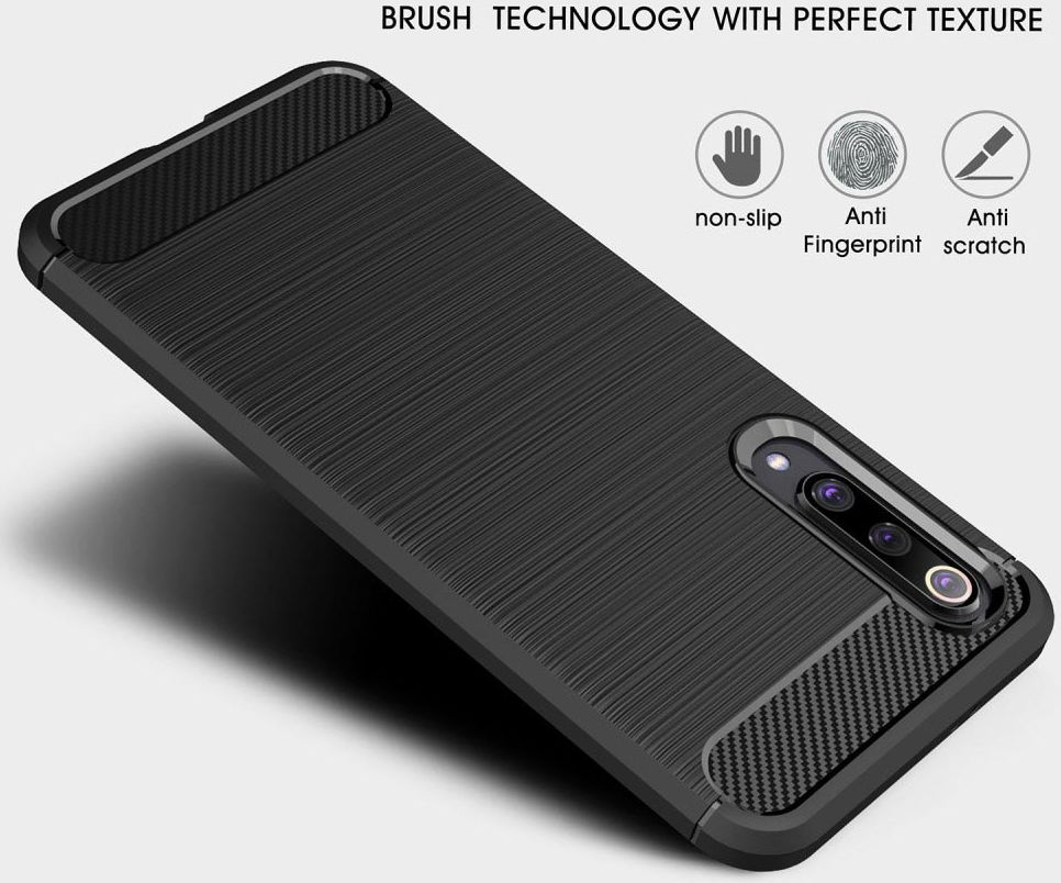 Xiaomi Mi 9 SE Geborsteld TPU Hoesje Blauw afbeelding 5