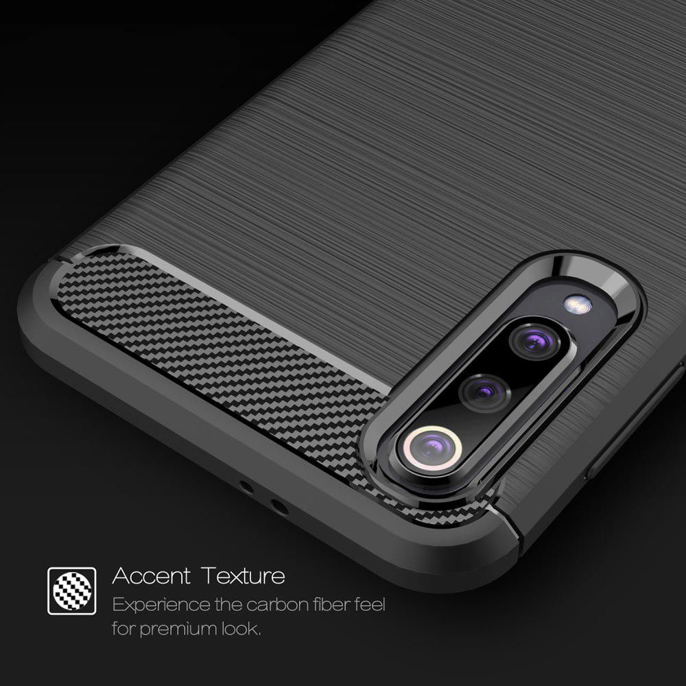 Xiaomi Mi 9 SE Geborsteld TPU Hoesje Blauw afbeelding 6
