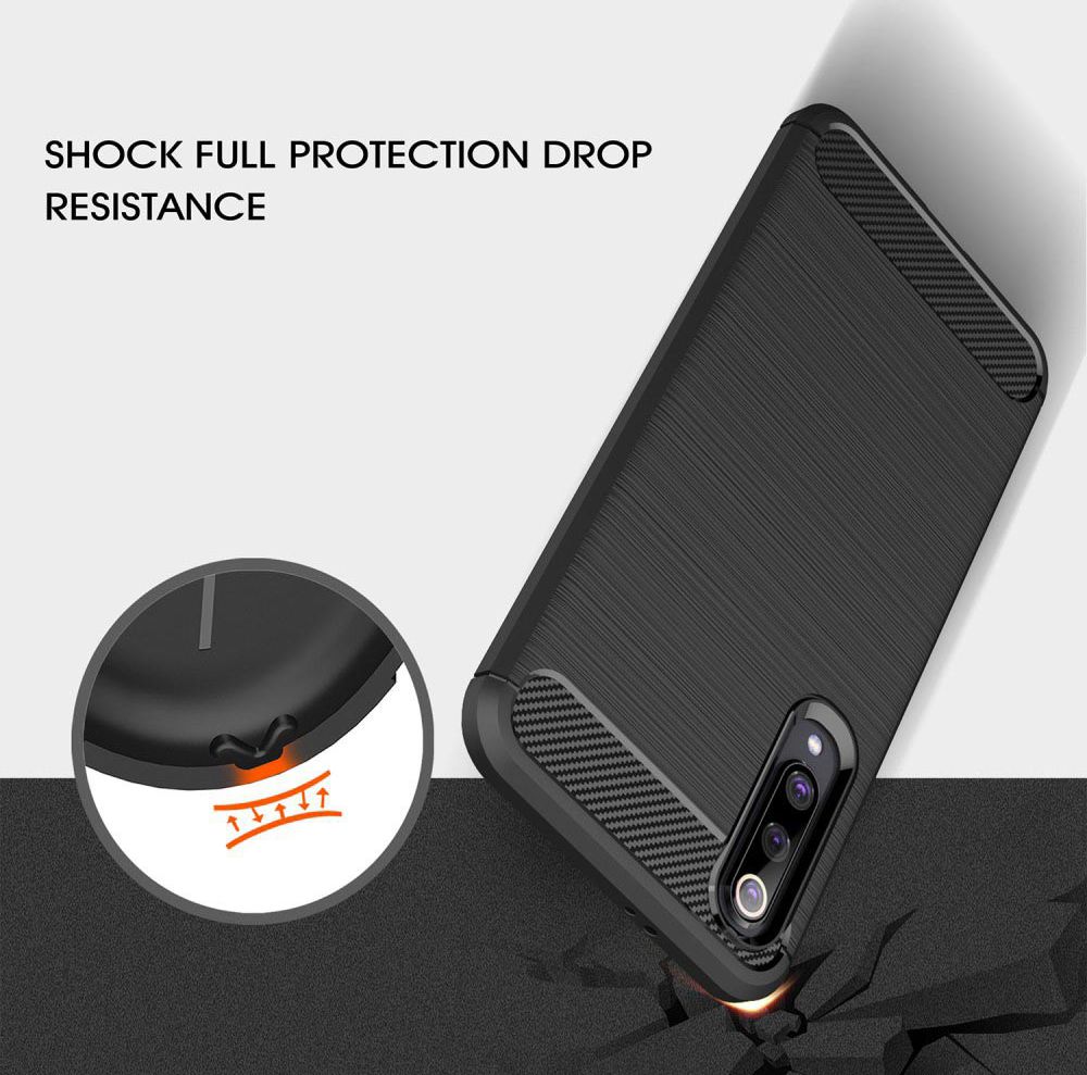 Xiaomi Mi 9 SE Geborsteld TPU Hoesje Blauw afbeelding 8