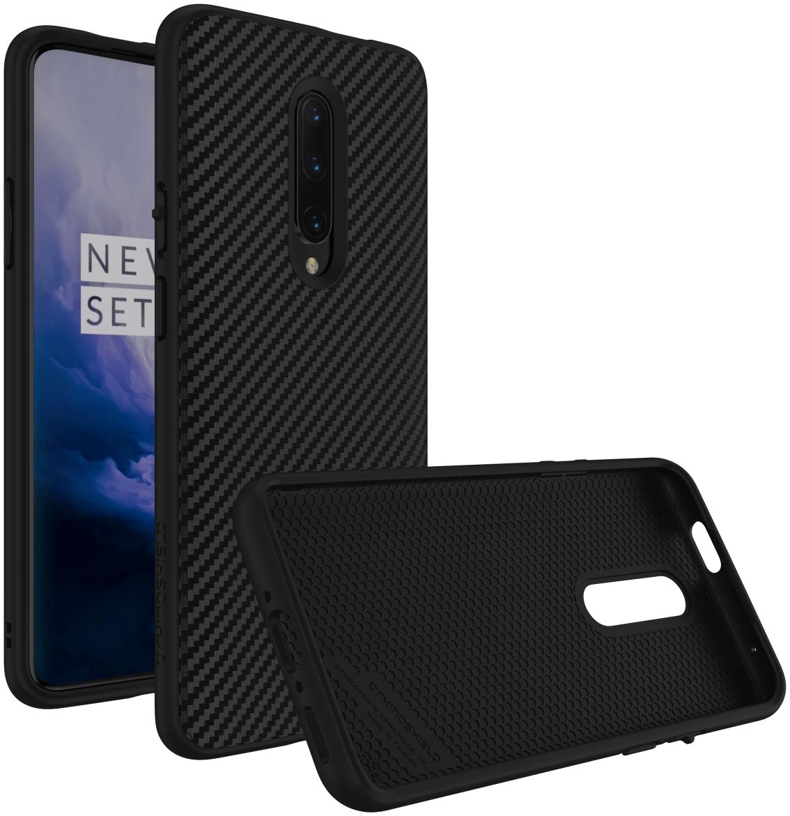 RhinoShield SolidSuit Carbon Fiber OnePlus 7 Pro Hoesje afbeelding 2