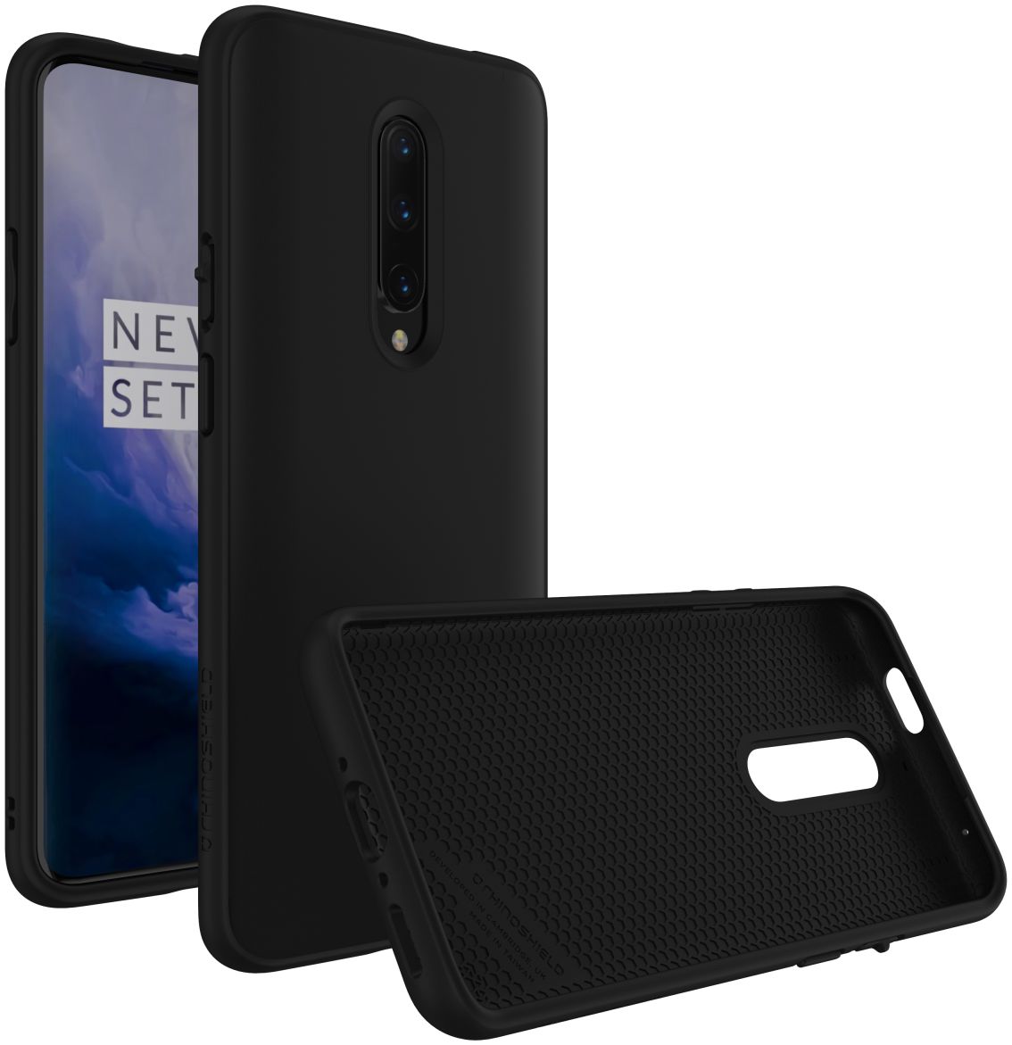 RhinoShield SolidSuit Classic OnePlus 7 Pro Hoesje Zwart afbeelding 2
