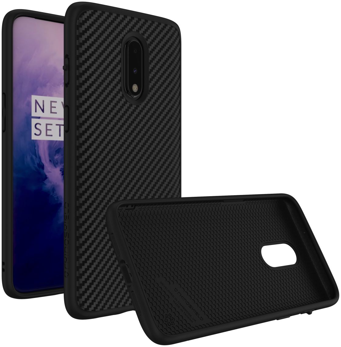 RhinoShield SolidSuit Carbon Fiber OnePlus 7 Hoesje afbeelding 1