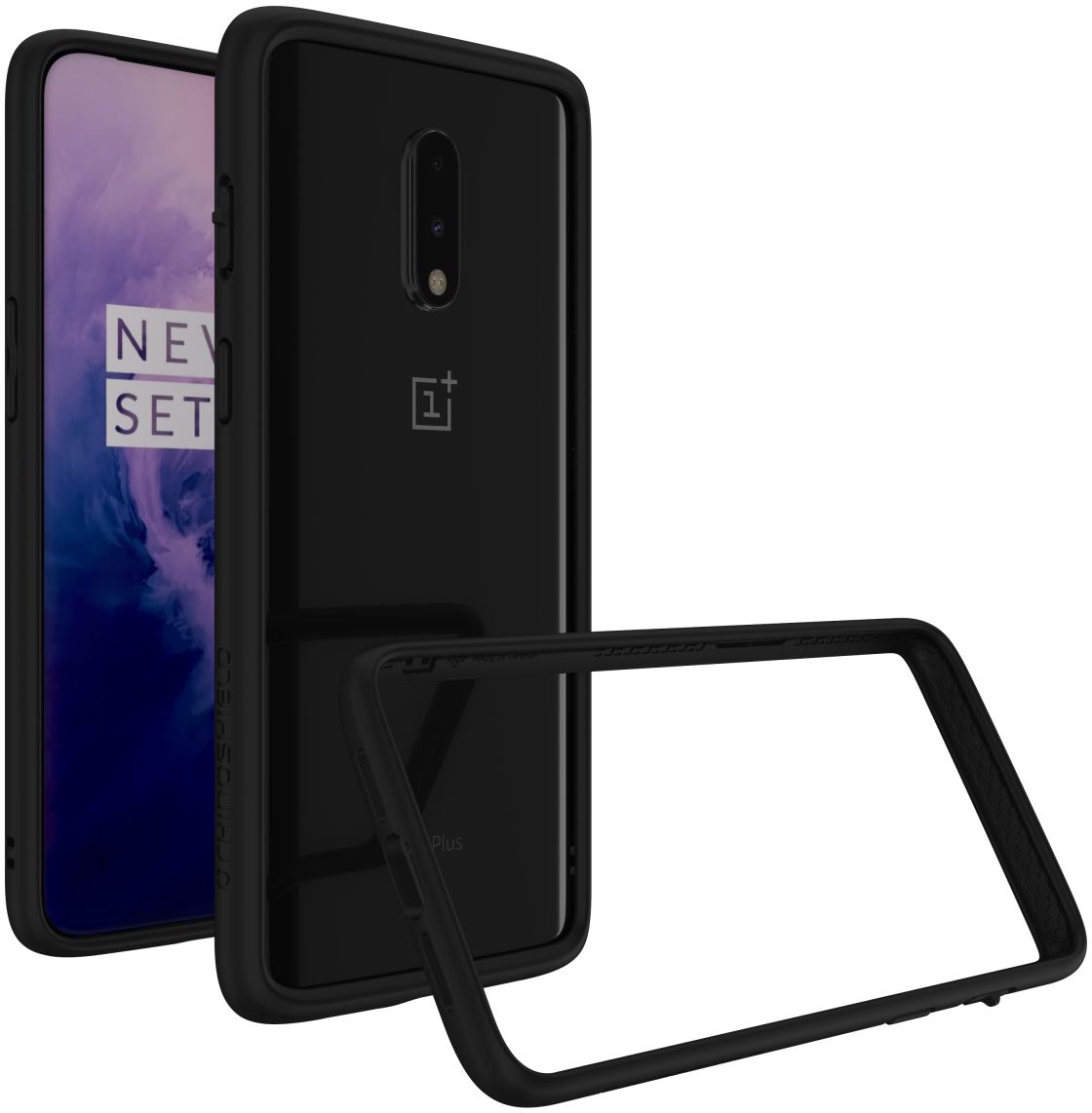 RhinoShield CrashGuard OnePlus 7 Bumper Hoesje Zwart afbeelding 2