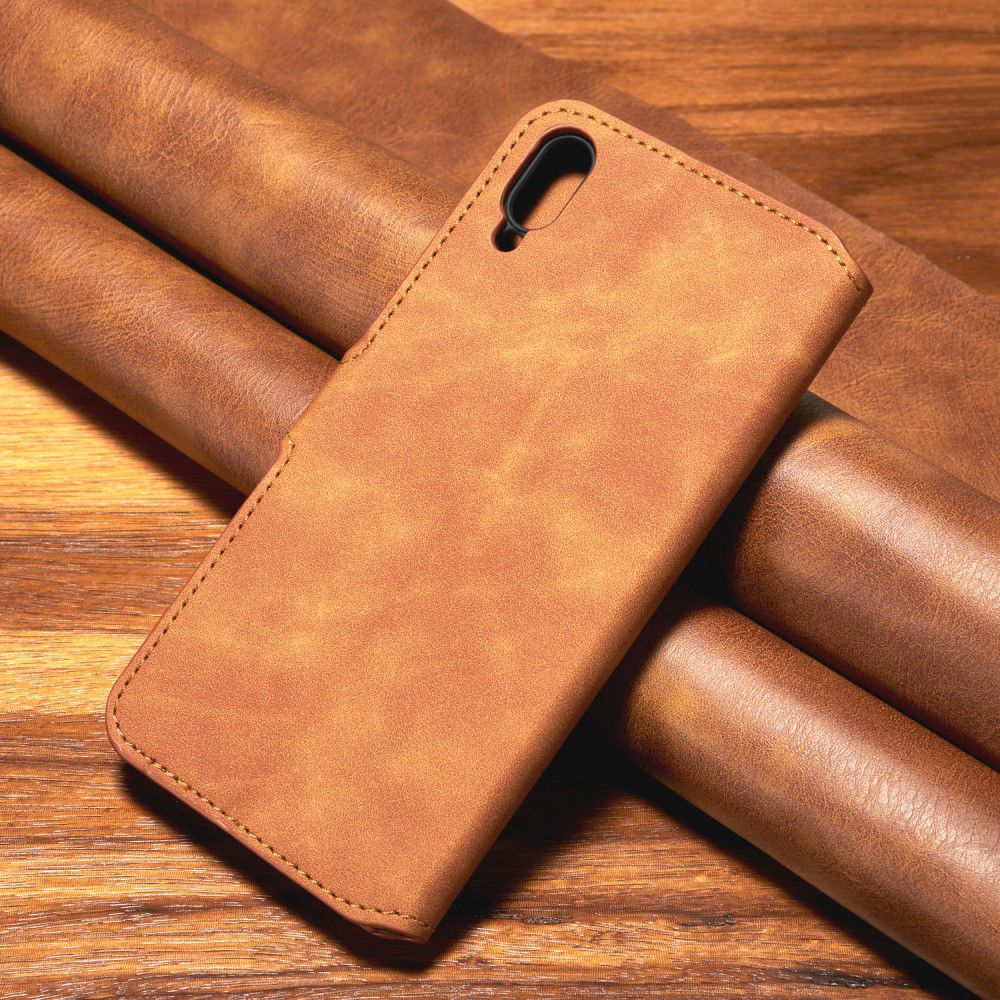 Huawei Y6s / Y6 (2019) Hoesje Retro Portemonnee Bruin afbeelding 10