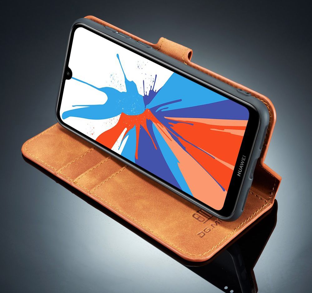 Huawei Y6s / Y6 (2019) Hoesje Retro Portemonnee Bruin afbeelding 8