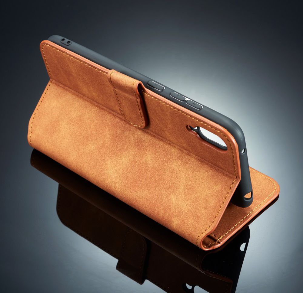 Huawei Y6s / Y6 (2019) Hoesje Retro Portemonnee Bruin afbeelding 9