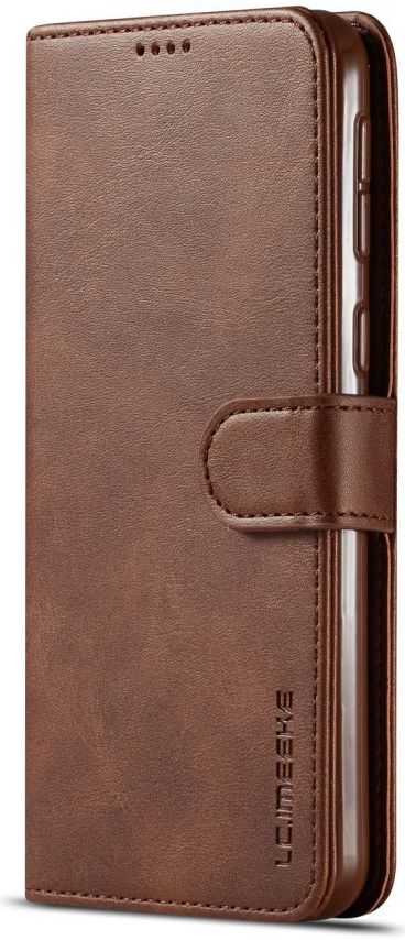 Samsung Galaxy M20 Power Stand Portemonnee Bookcase Hoesje Bruin afbeelding 7