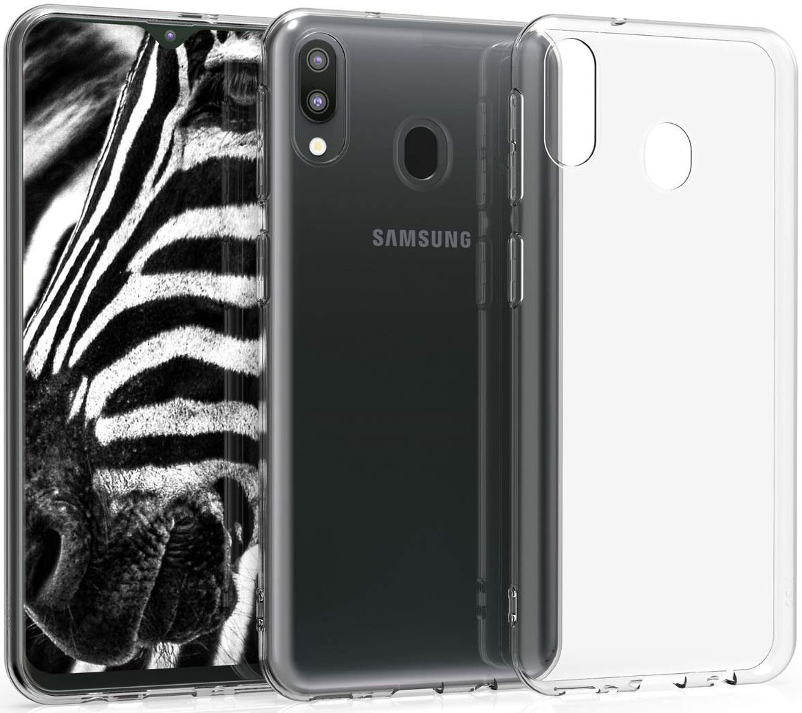 Samsung Galaxy M20 Power Hoesje Dun TPU Transparant afbeelding 3