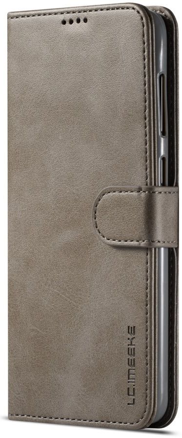 Samsung Galaxy A40 Stand Portemonnee Bookcase Hoesje Grijs afbeelding 4