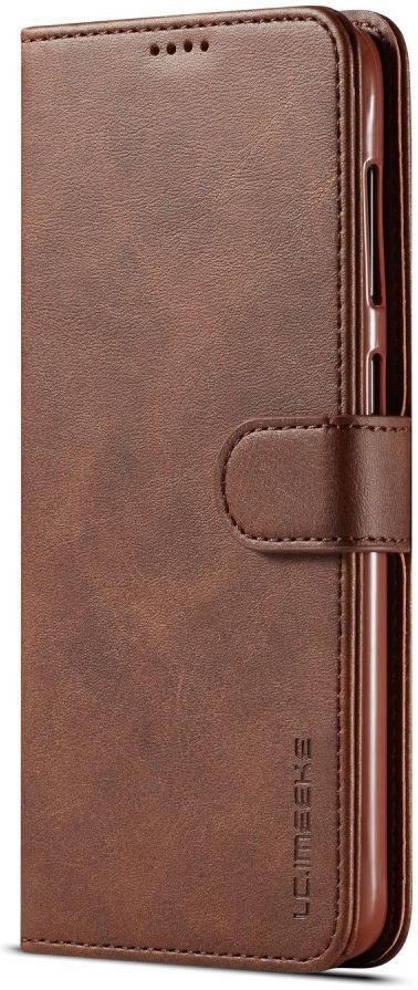 Samsung Galaxy A40 Stand Portemonnee Bookcase Hoesje Donkerbruin afbeelding 7