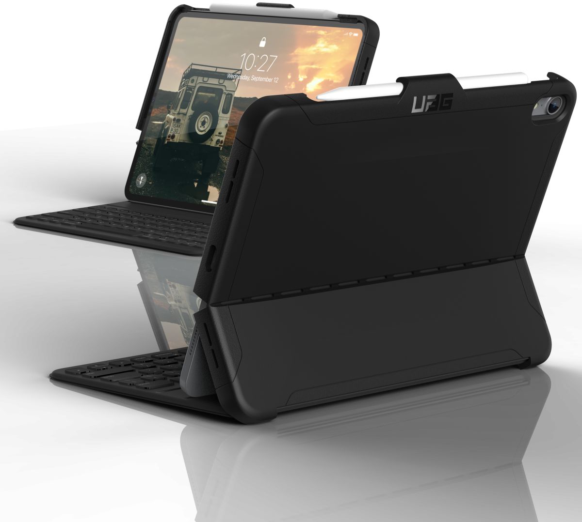 Urban Armor Gear Scout Hoes iPad Pro 11 (2018) Zwart afbeelding 1